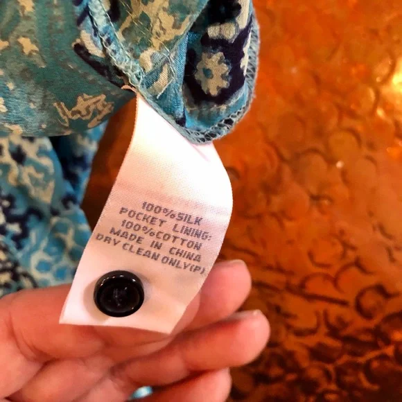 Blue Paisley Jumpsuit Jumper from Anthropologie. Dil brand. XS. Belted. - Picture 13 of 16